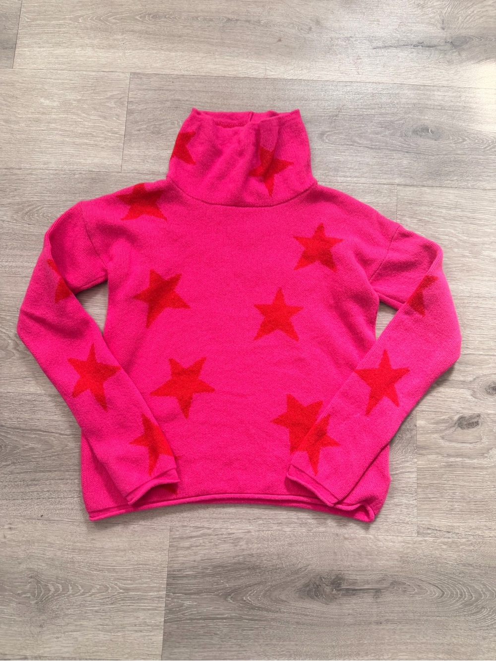 Bognar Pink Star Sweater